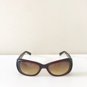 Oliver Peoples Phoebe Style Sunglasses Maroon Red
